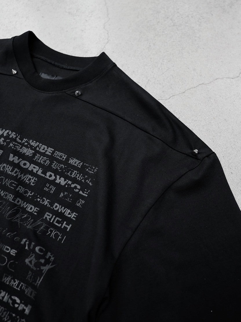 【RICH】Logo Printed Oversize T-shirt