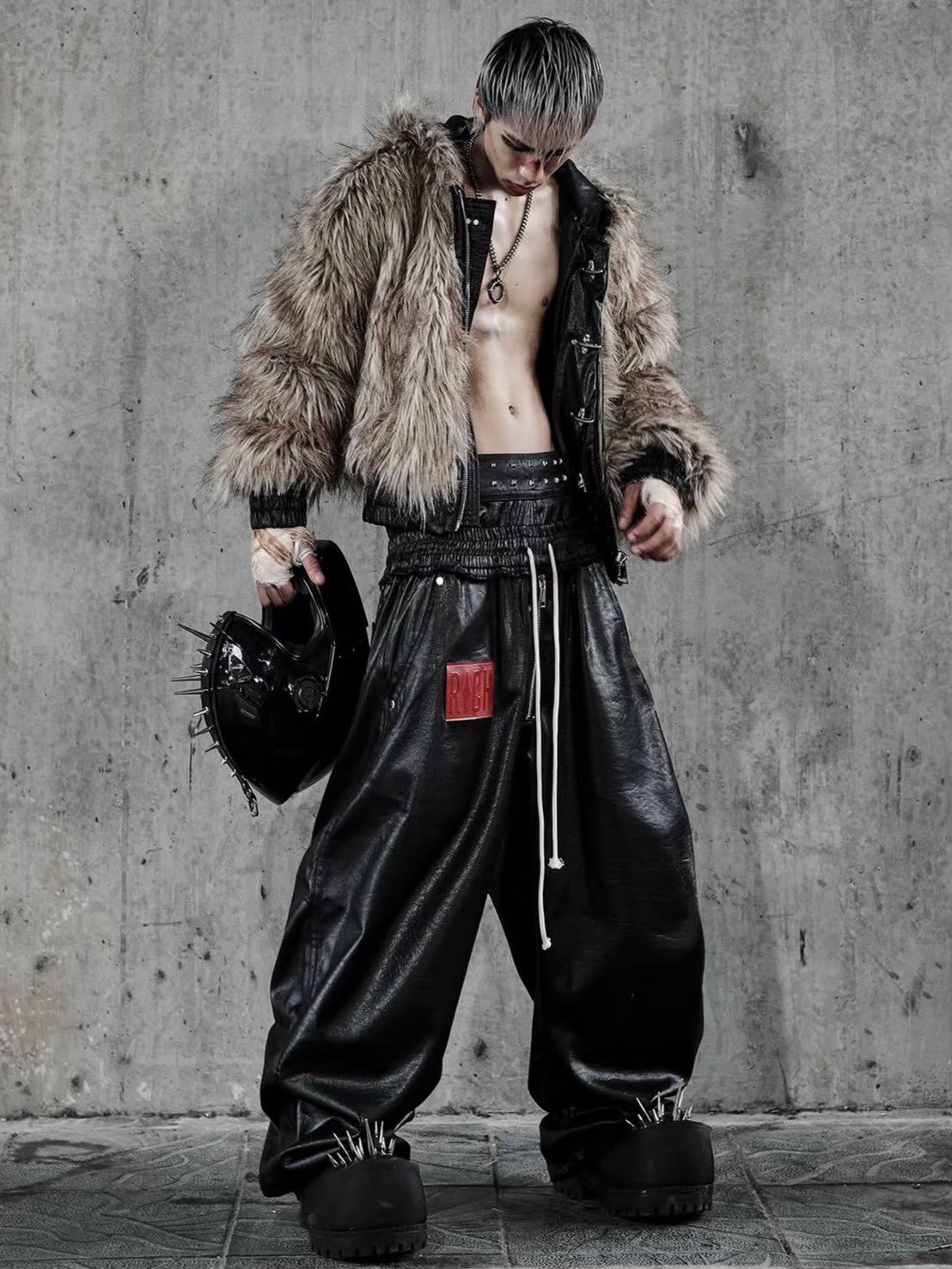 【RICH】Wide Leg Boxing Pant