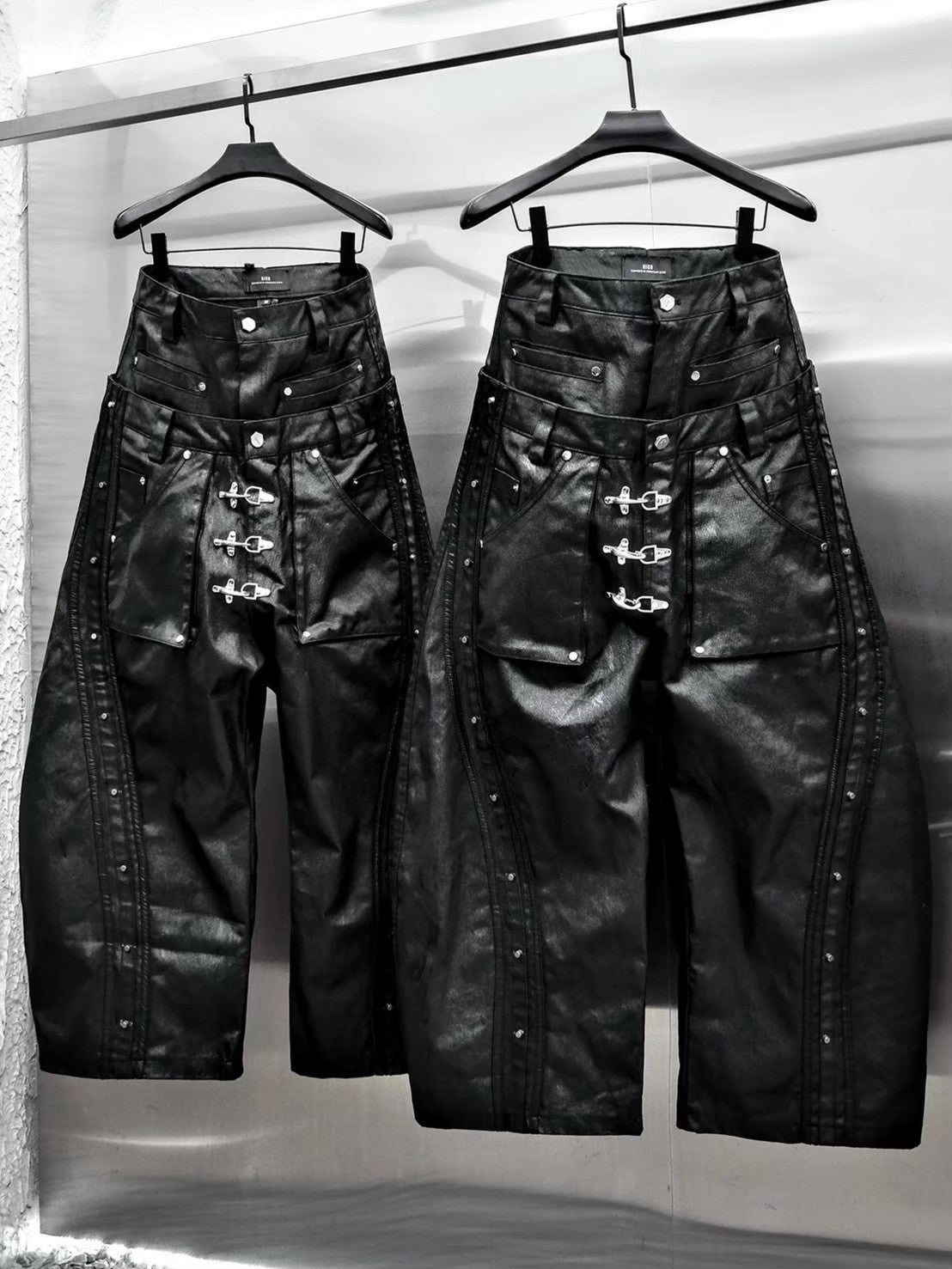 RICH】Mock Double Waist Wide Leg Pants – PRESSING WEB SHOP