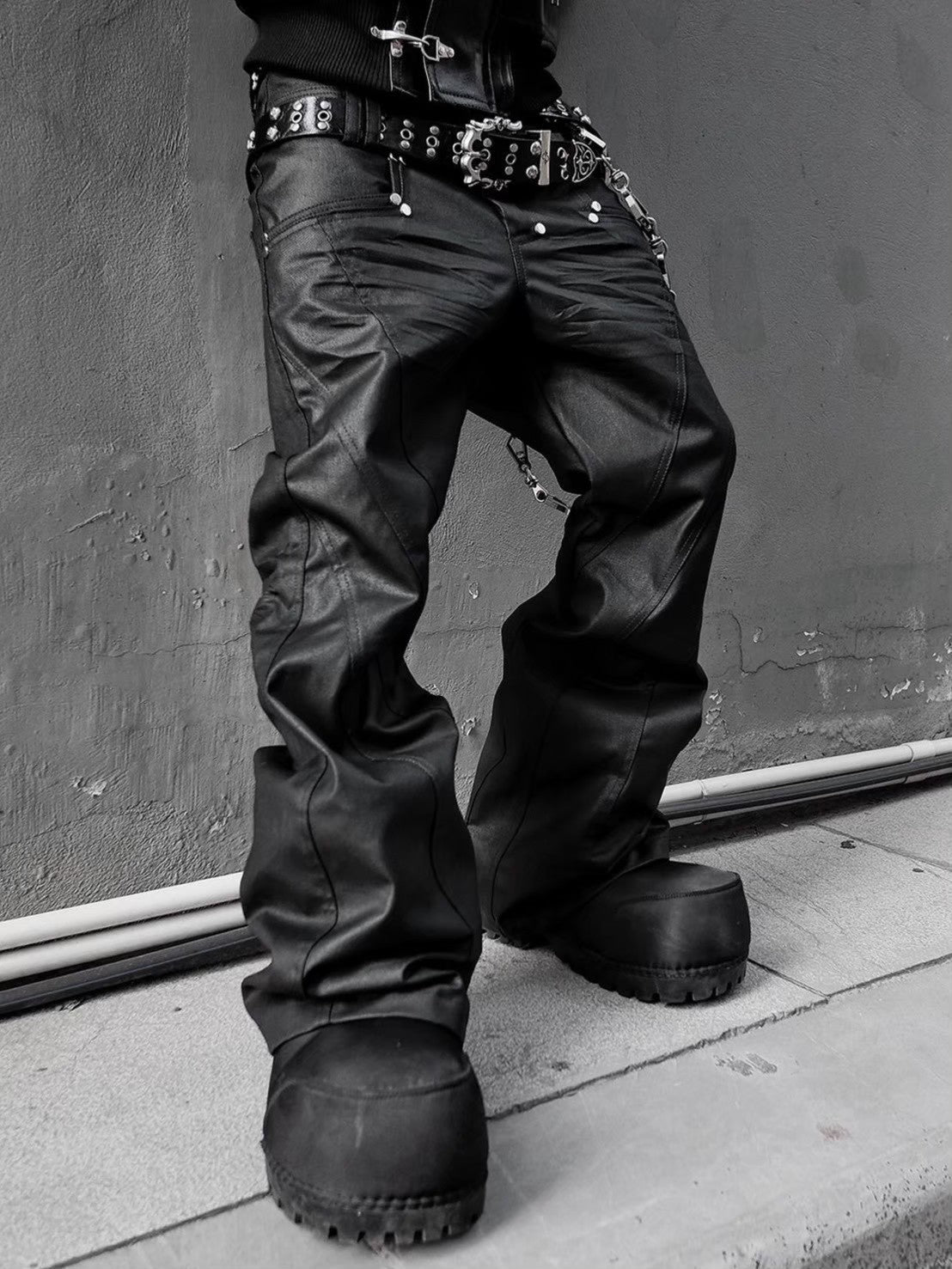 RICH】Machine-wax Flare Pant – PRESSING WEB SHOP