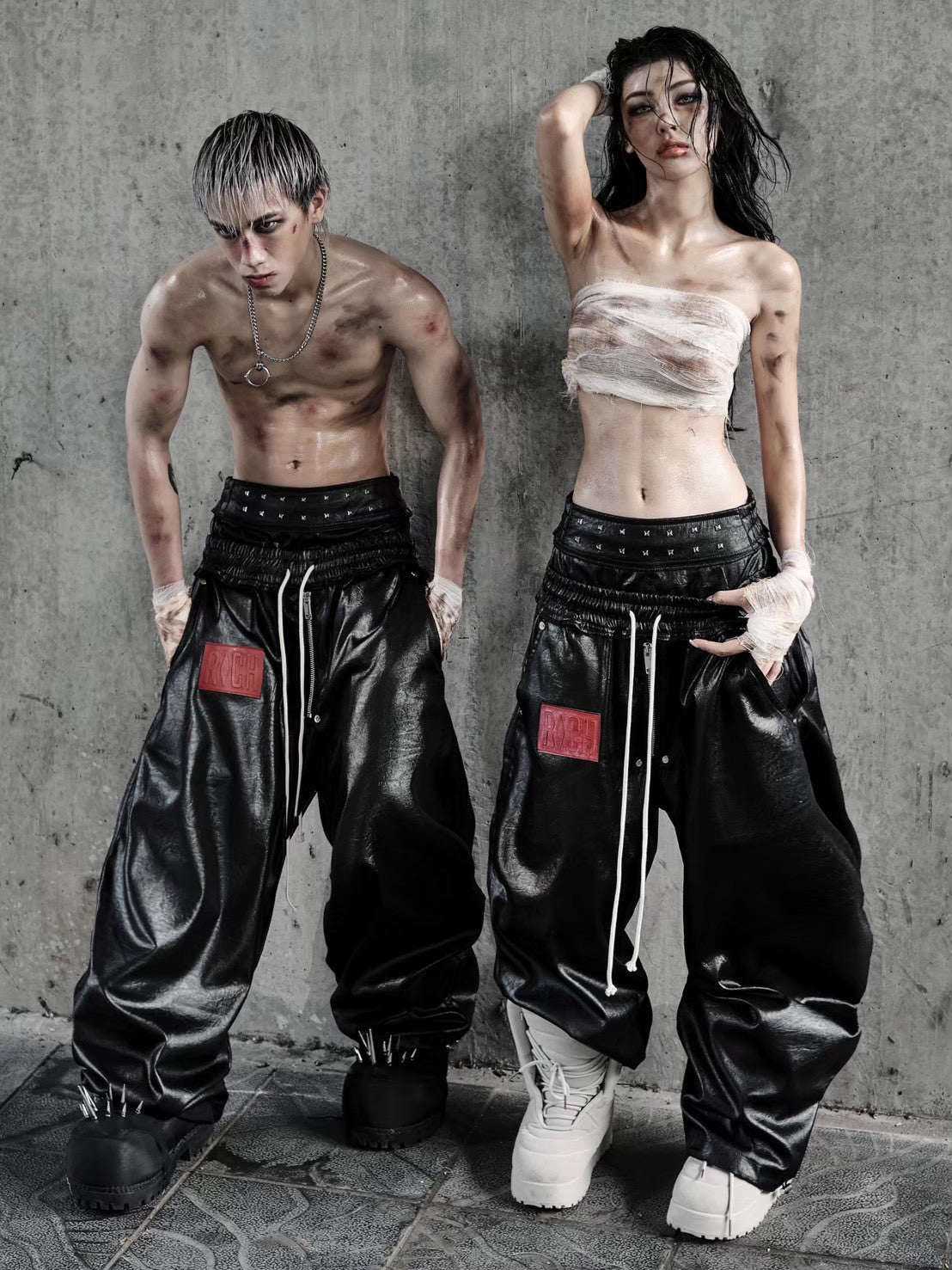 【RICH】Wide Leg Boxing Pant