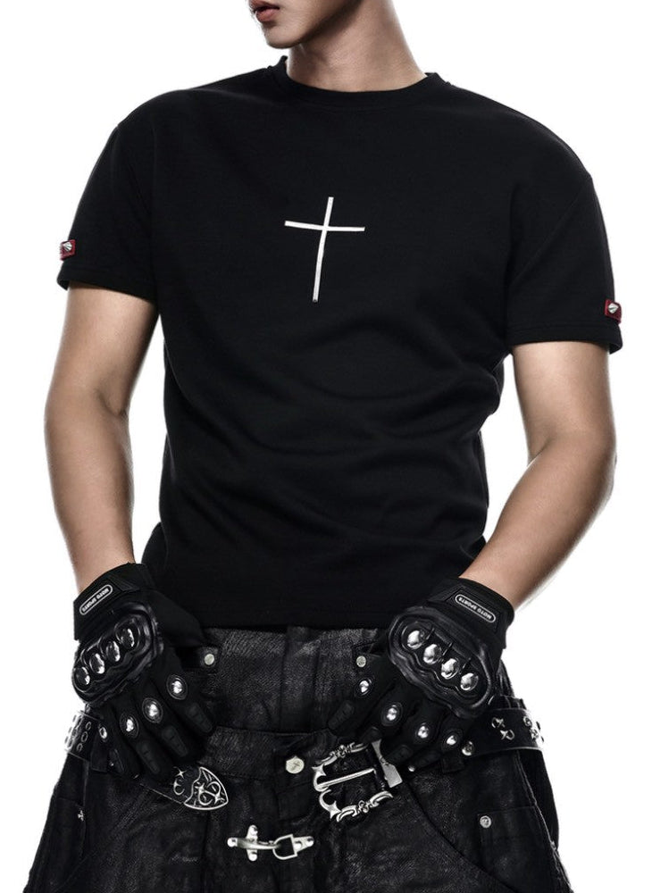 【RICH】Drknss Club Cross T-shirt