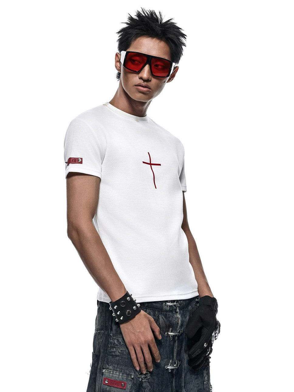 【RICH】Drknss Club Cross T-shirt