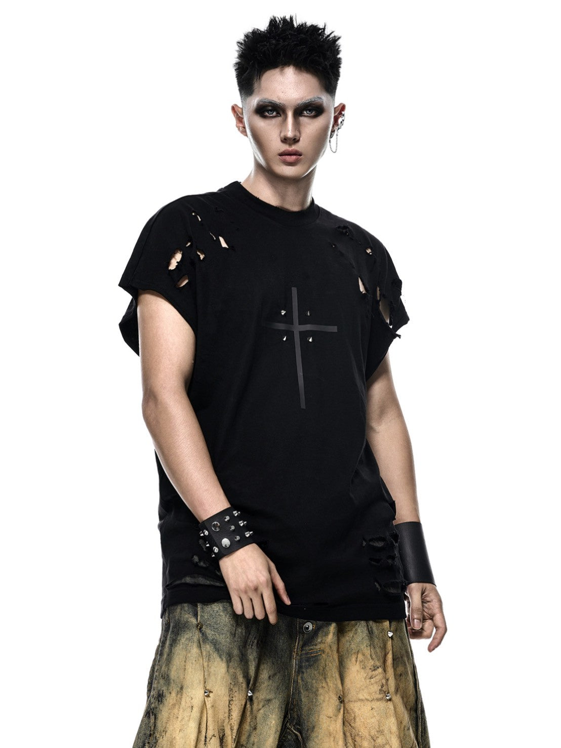 【RICH】Ripped T Tanktop