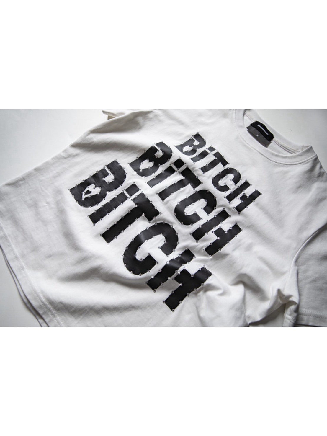 【roaringrad】Crystal Stud T-Shirt