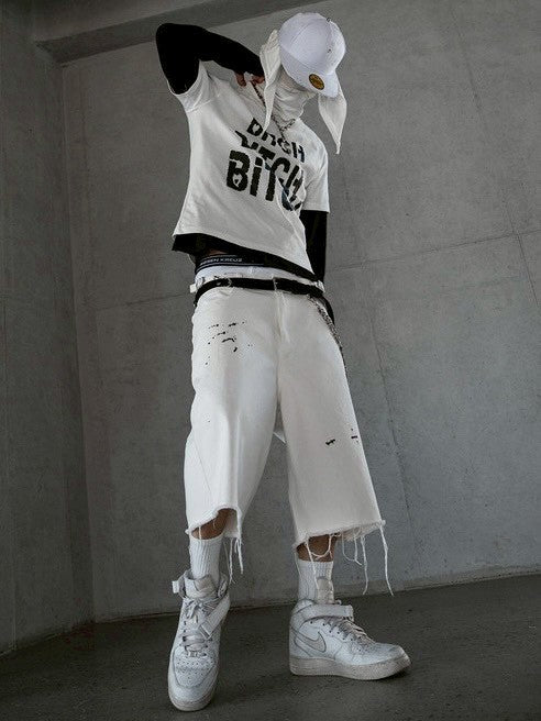 【roaringrad】Crystal Stud T-Shirt