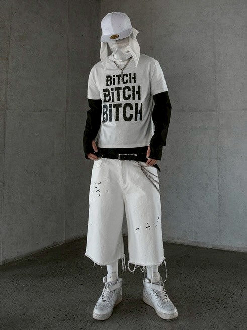 【roaringrad】Crystal Stud T-Shirt