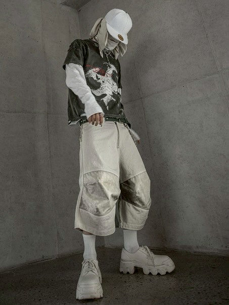 【roaringrad】Frayed Scatter T-shirt