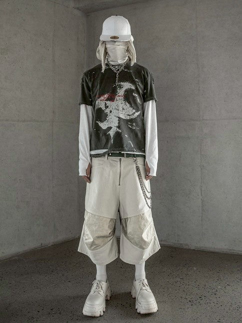 【roaringrad】Frayed Scatter T-shirt