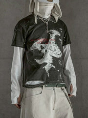 【roaringrad】Frayed Scatter T-shirt