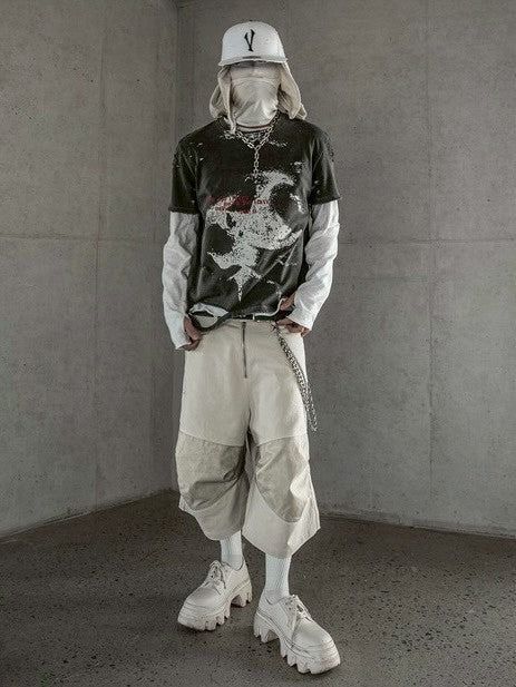 【roaringrad】Frayed Scatter T-shirt