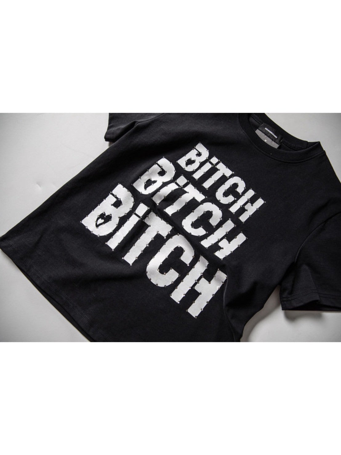 【roaringrad】Crystal Stud T-Shirt