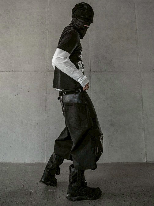 【roaringrad】Layered knee Bermuda Pants