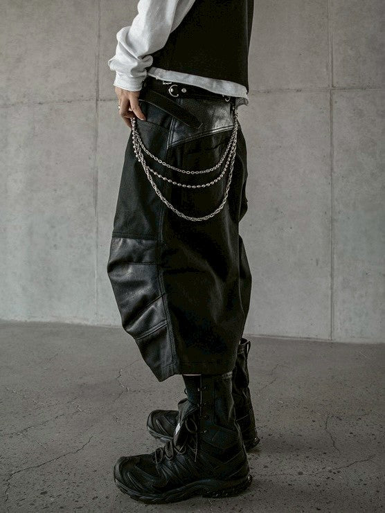 【roaringrad】Layered knee Bermuda Pants