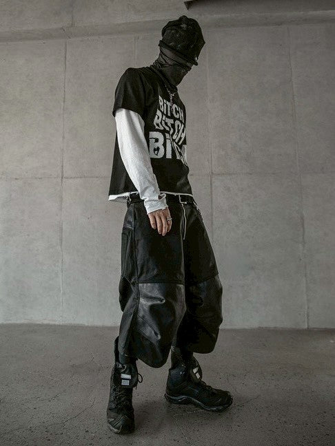 【roaringrad】Layered knee Bermuda Pants