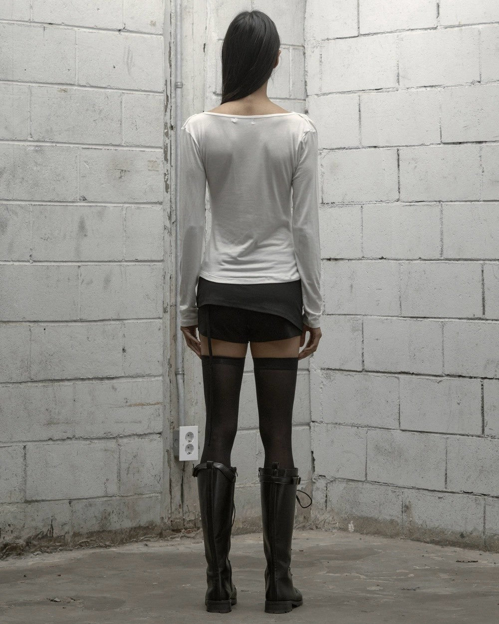 【ROCK CAKE】Pinched Cowl Top
