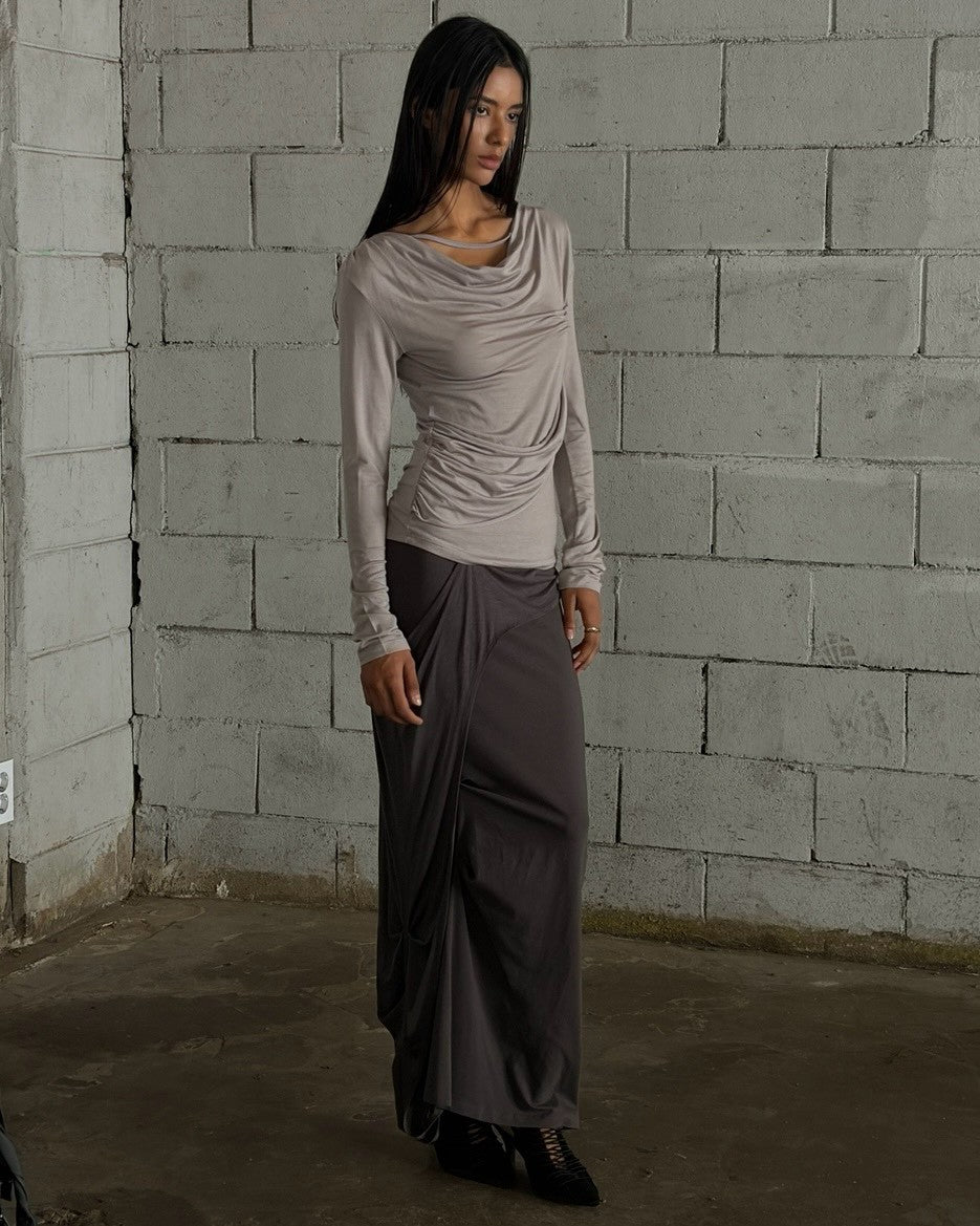 【ROCK CAKE】Pinched Cowl Top
