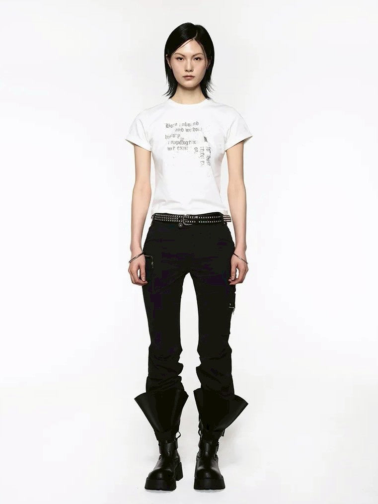 【ROCK CAKE】Misprint Fitted Top
