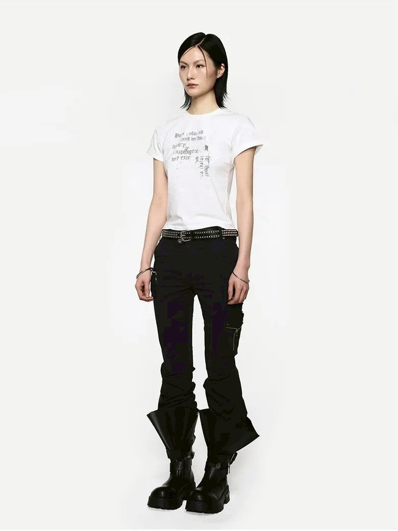 【ROCK CAKE】Misprint Fitted Top