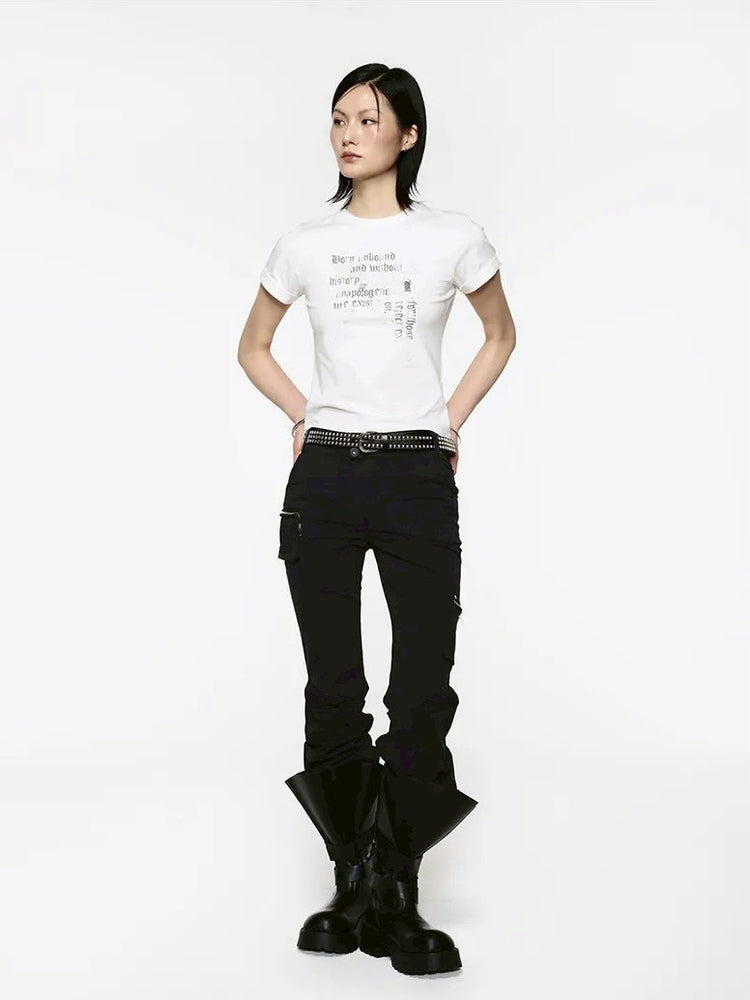 【ROCK CAKE】Misprint Fitted Top