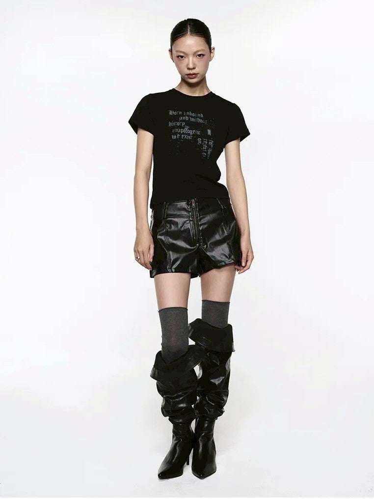 【ROCK CAKE】Misprint Fitted Top