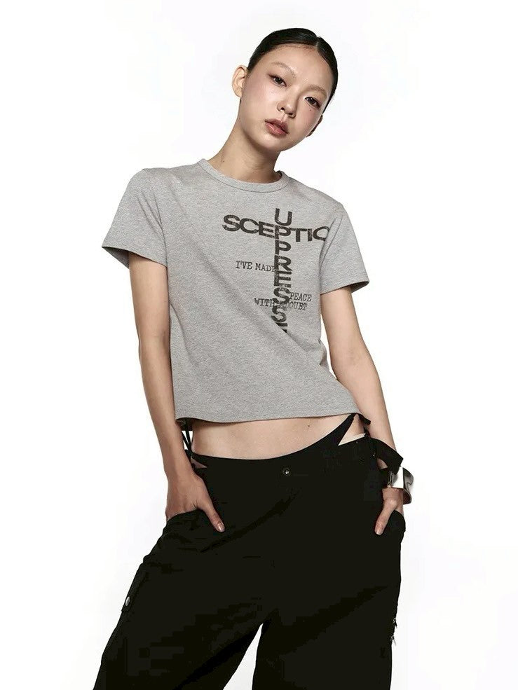 【ROCK CAKE】Sceptic Crop Top