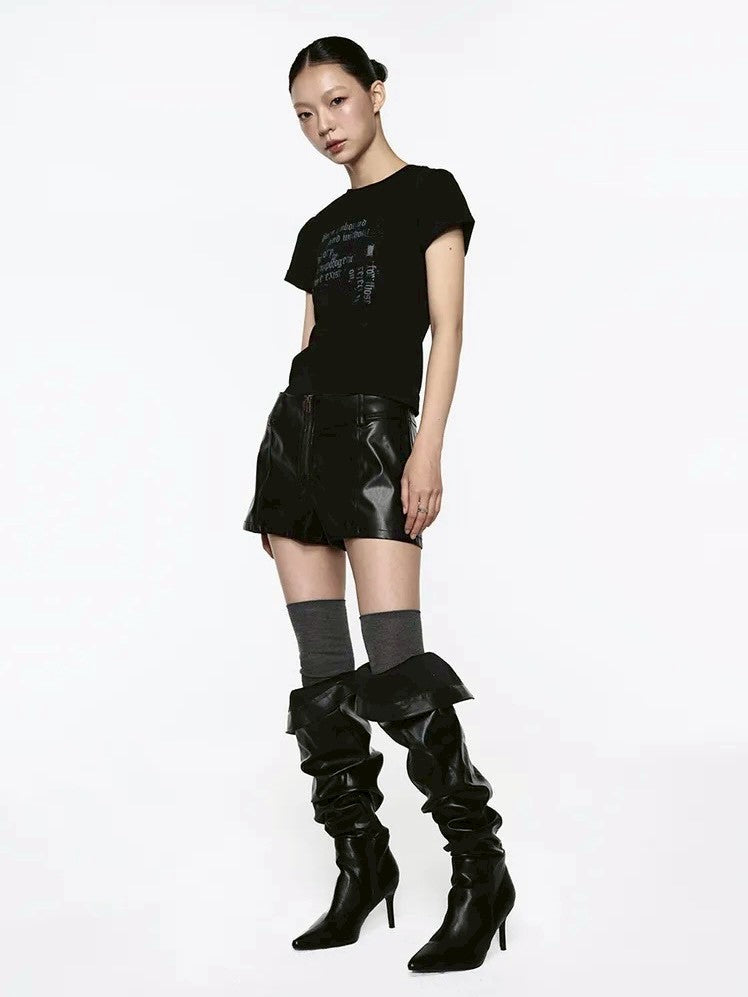 【ROCK CAKE】Misprint Fitted Top