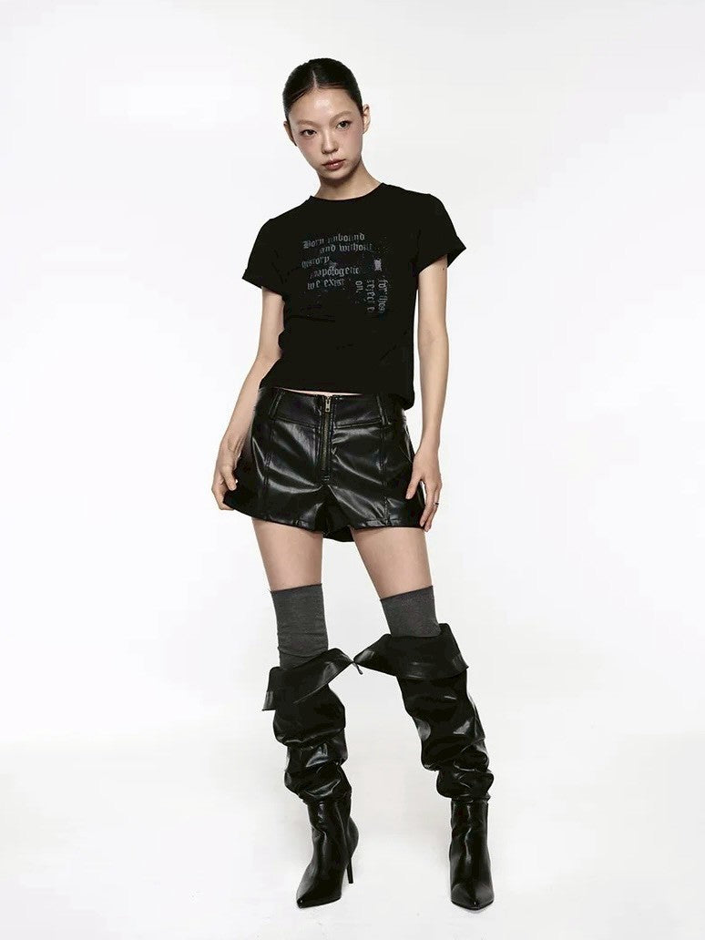 【ROCK CAKE】Misprint Fitted Top