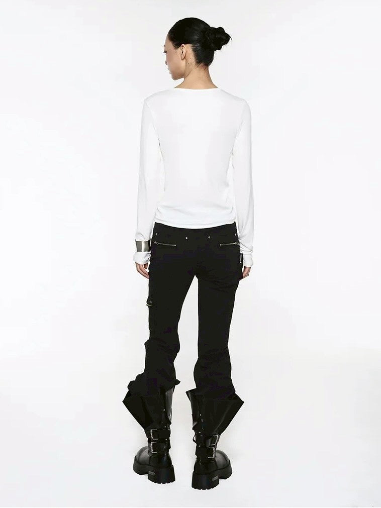 【ROCK CAKE】Syndicate Henly Neck Top