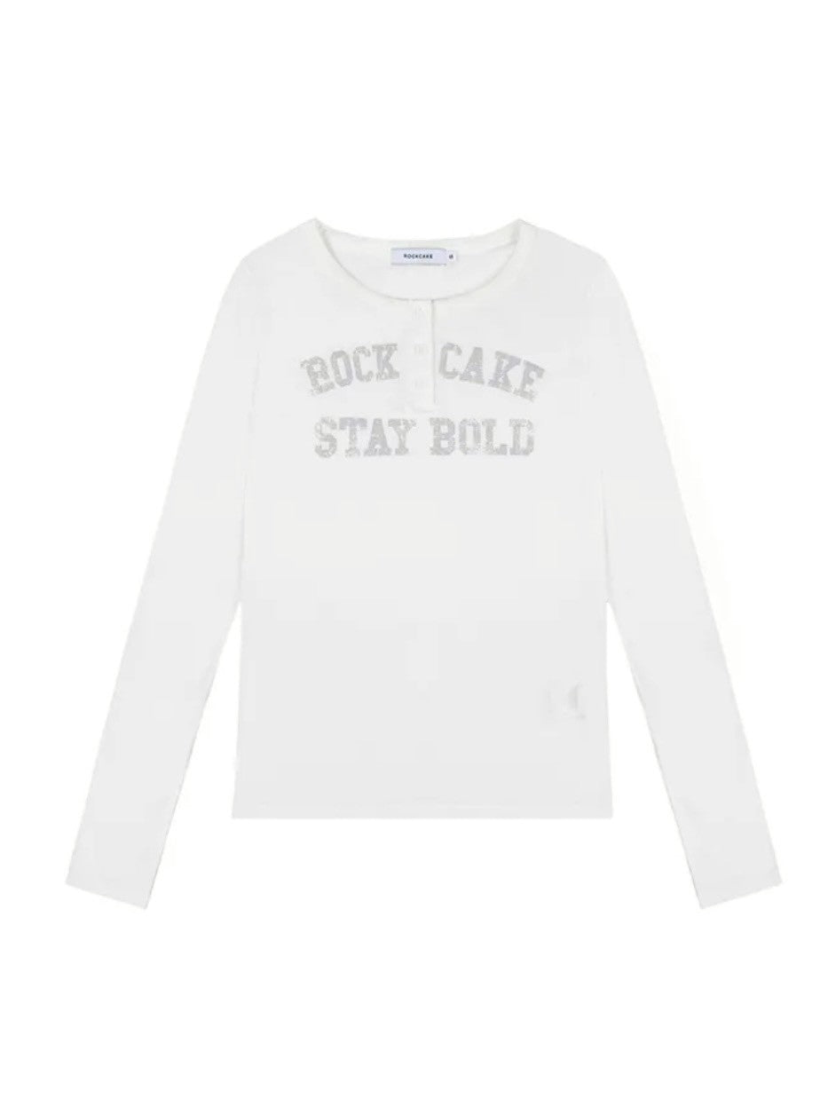 【ROCK CAKE】Classic Henly Neck Top