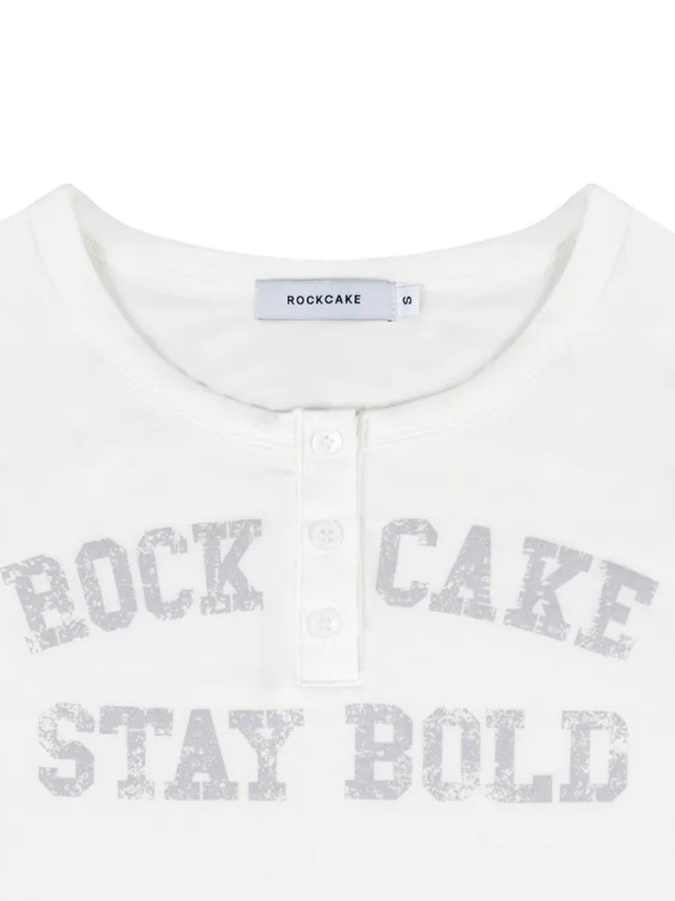 【ROCK CAKE】Classic Henly Neck Top