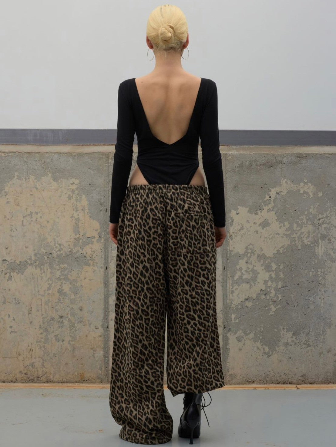 【ROCK CAKE】Leopard Wide 2way Jogger