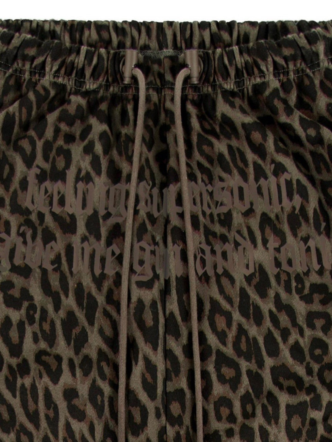 【ROCK CAKE】Leopard Wide 2way Jogger