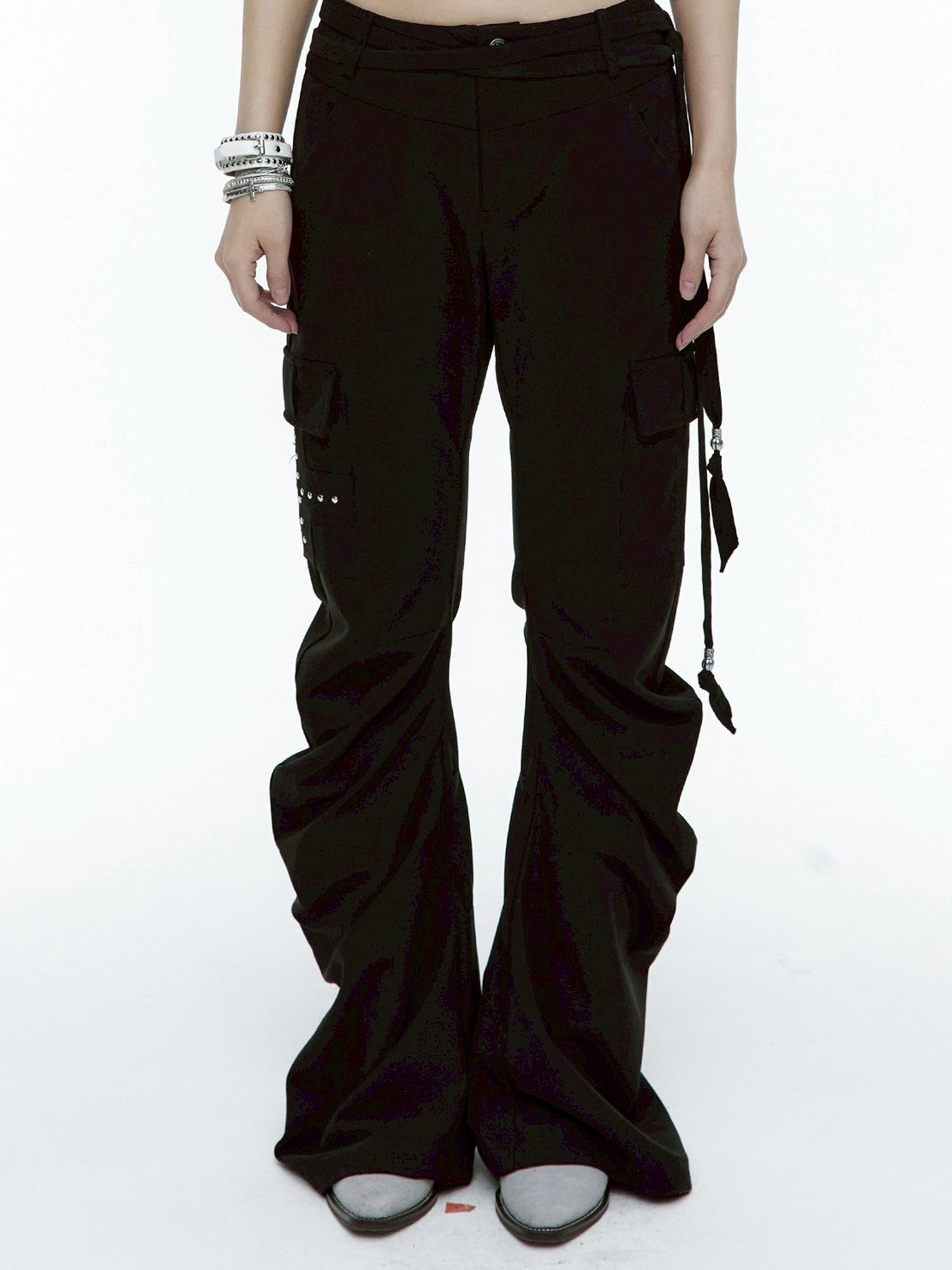 【ROUGH NECK】Drape Bootcut Pants