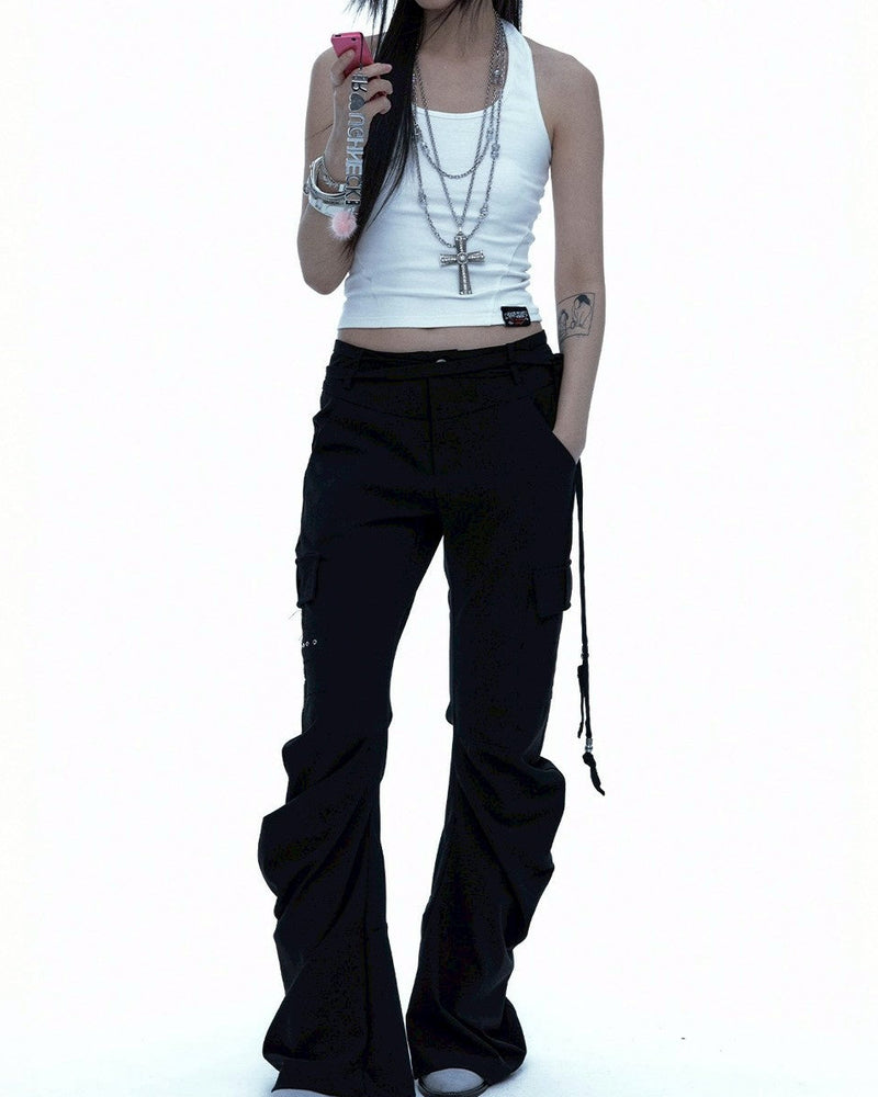 【ROUGH NECK】Drape Bootcut Pants