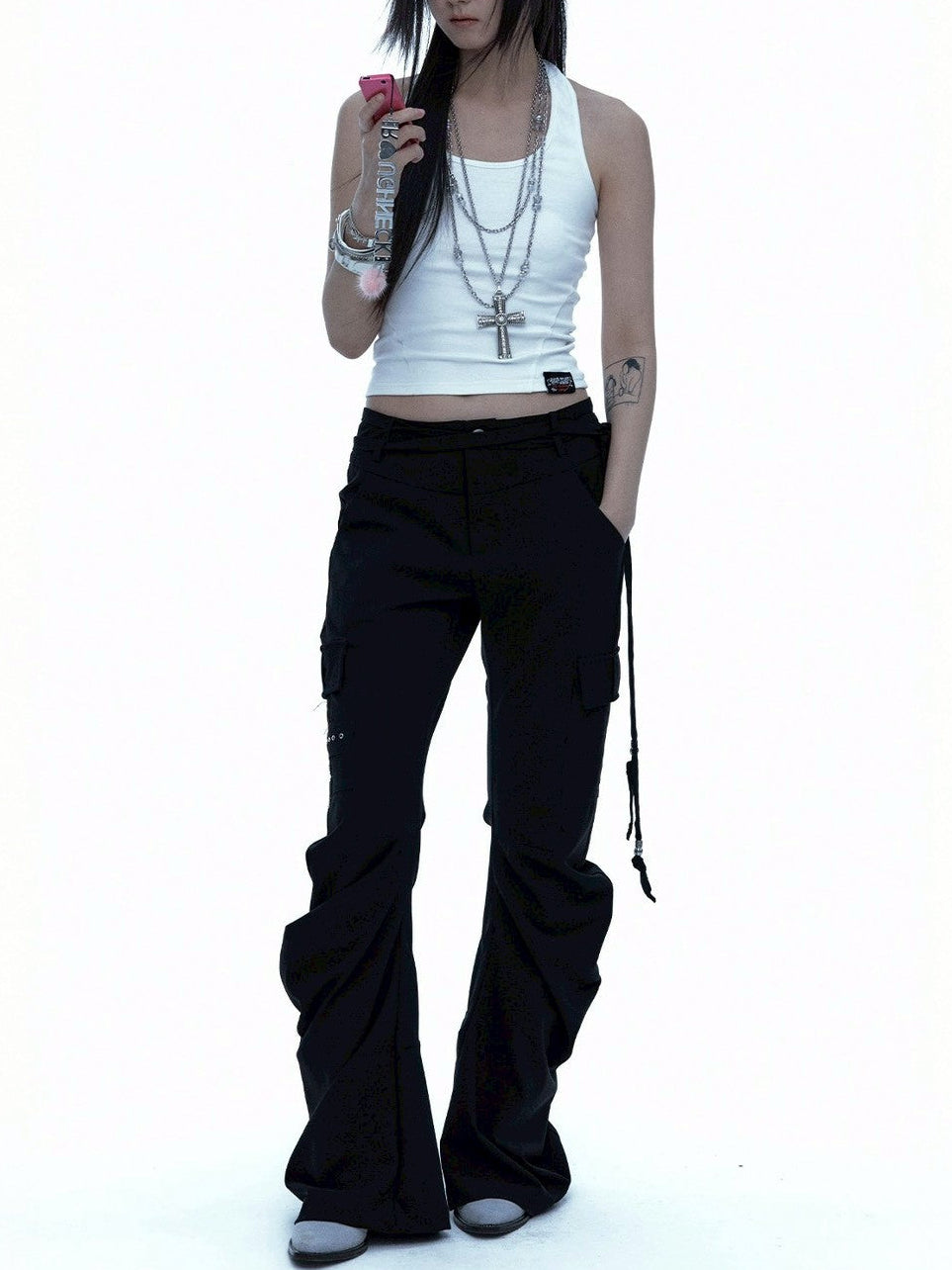 【ROUGH NECK】Drape Bootcut Pants