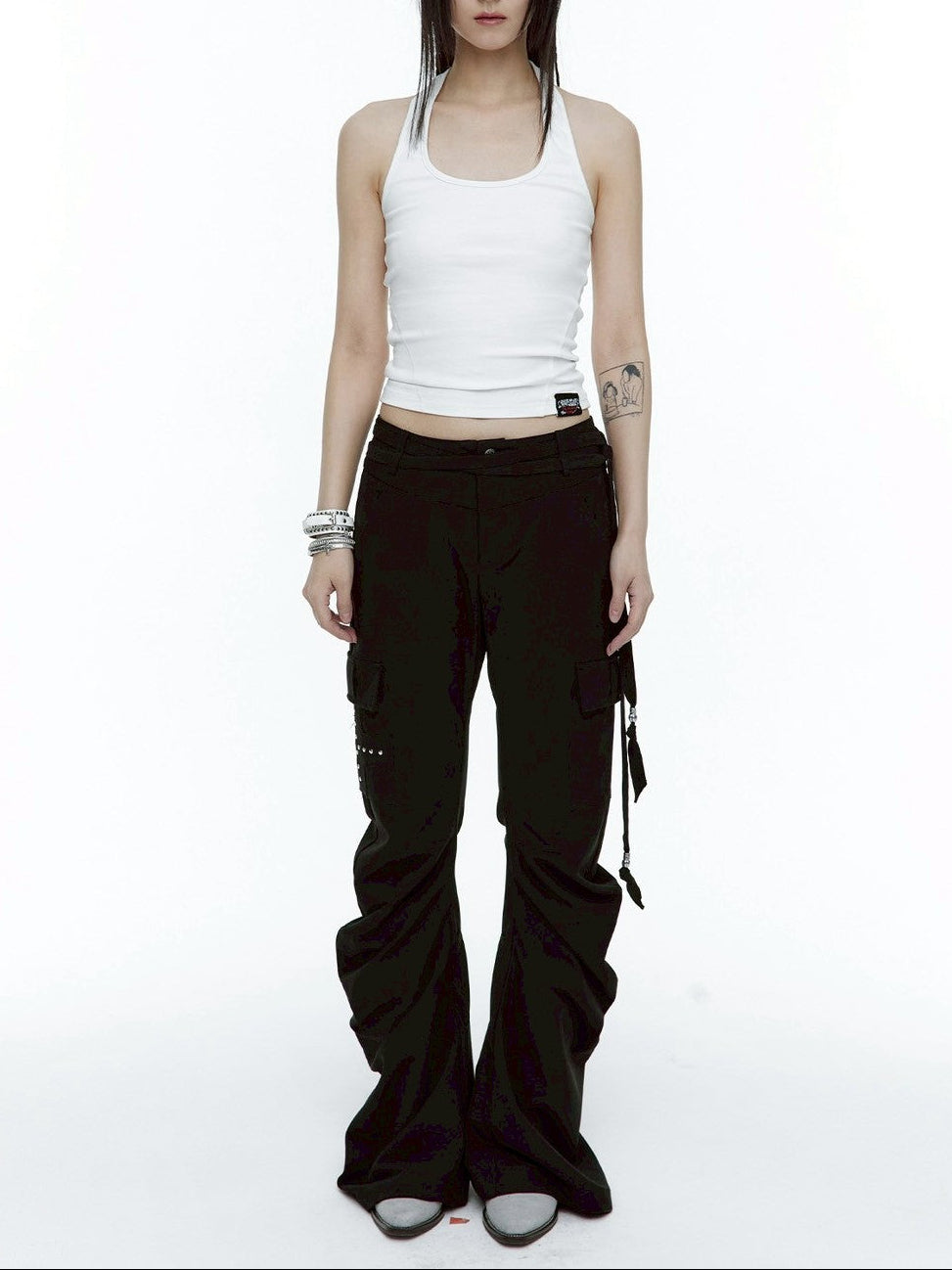 【ROUGH NECK】Drape Bootcut Pants