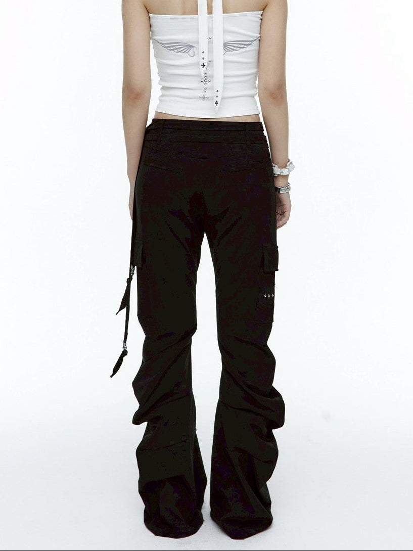 【ROUGH NECK】Drape Bootcut Pants