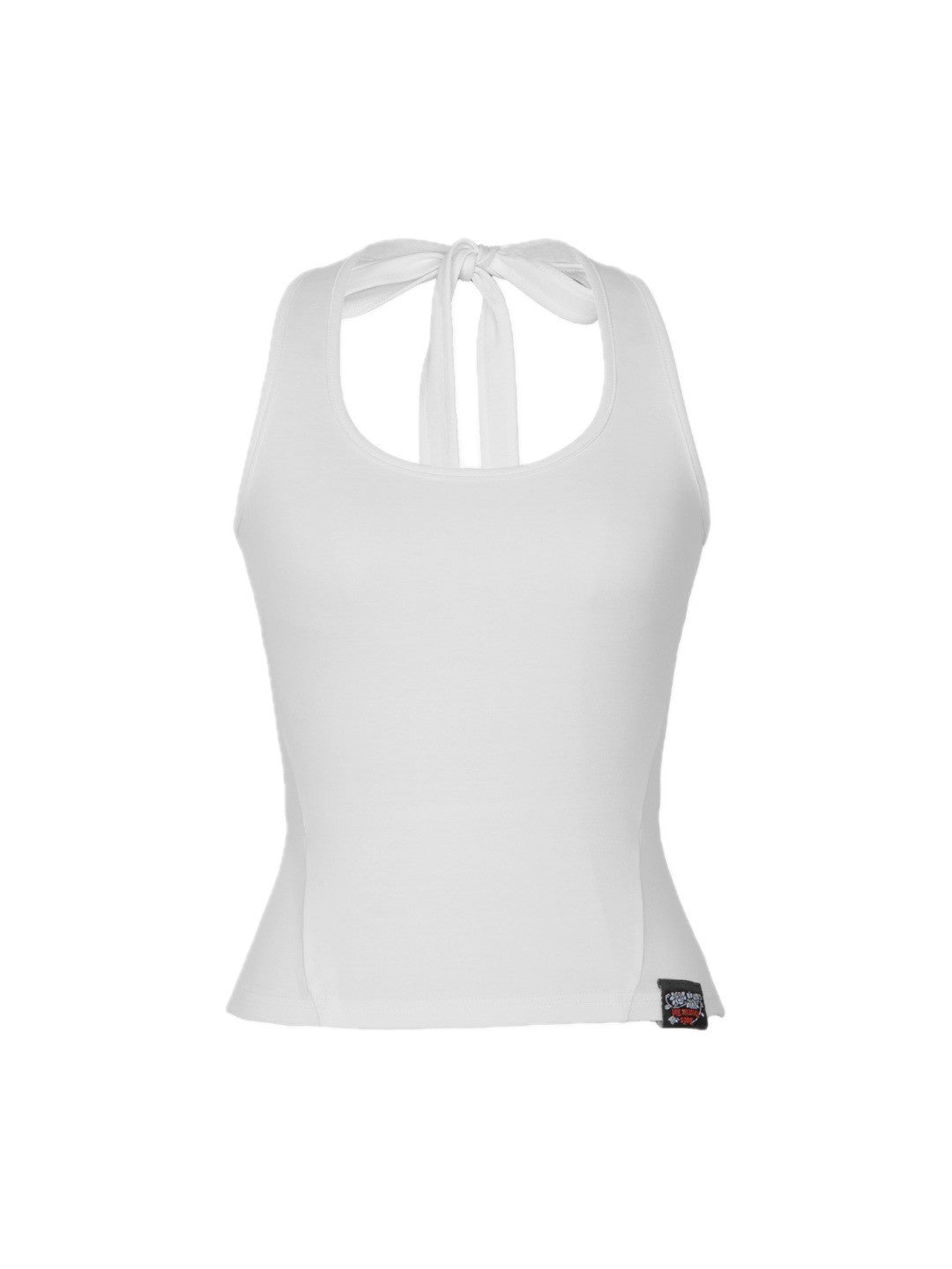 【ROUGH NECK】Angel Wing Ribbon Halter Top