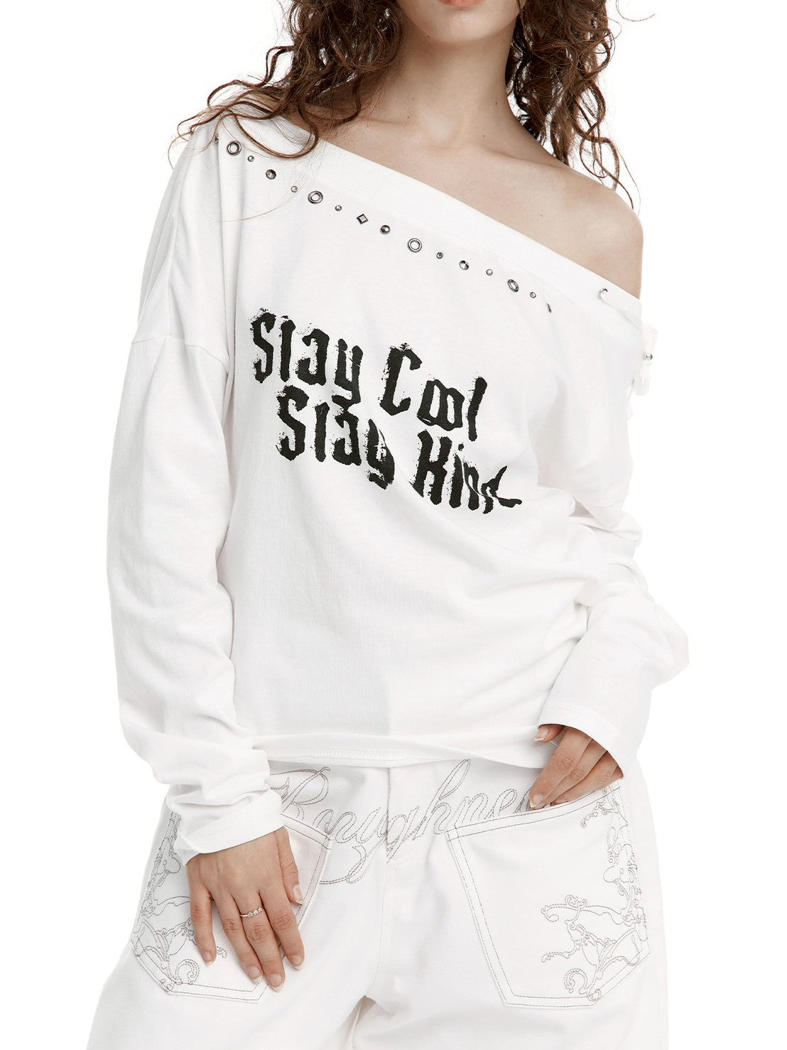 【ROUGH NECK】
Slay Off-Shoulder Top