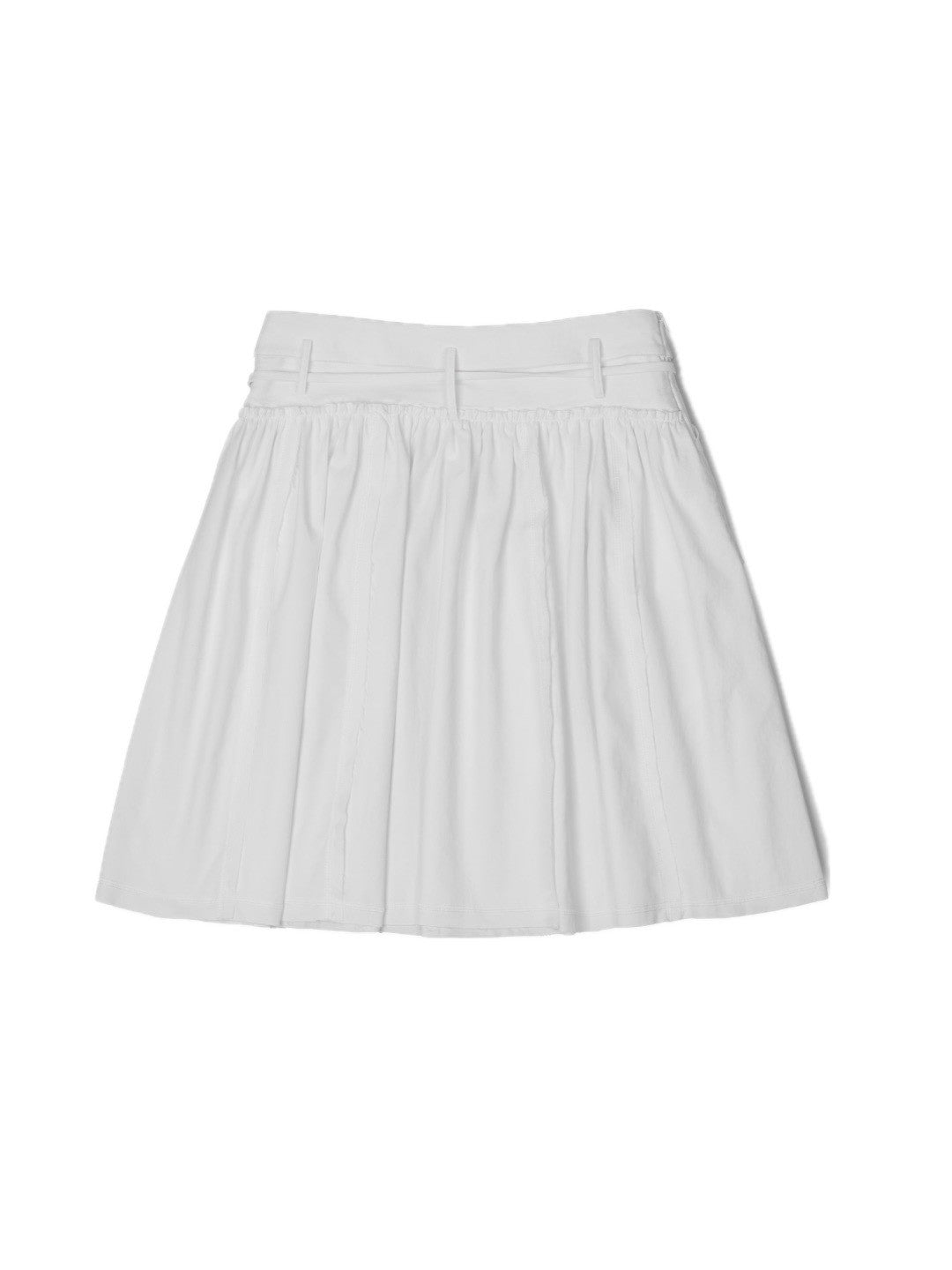 【ROUGH NECK】Out Pocket Pleated Skirt