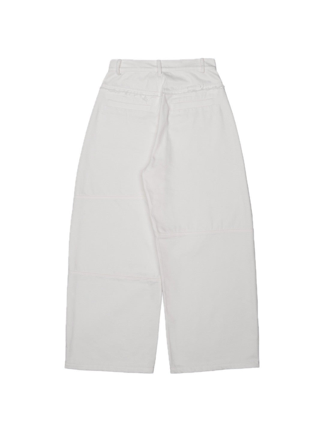 【ROUGH NECK】
Backflare Curved Pants