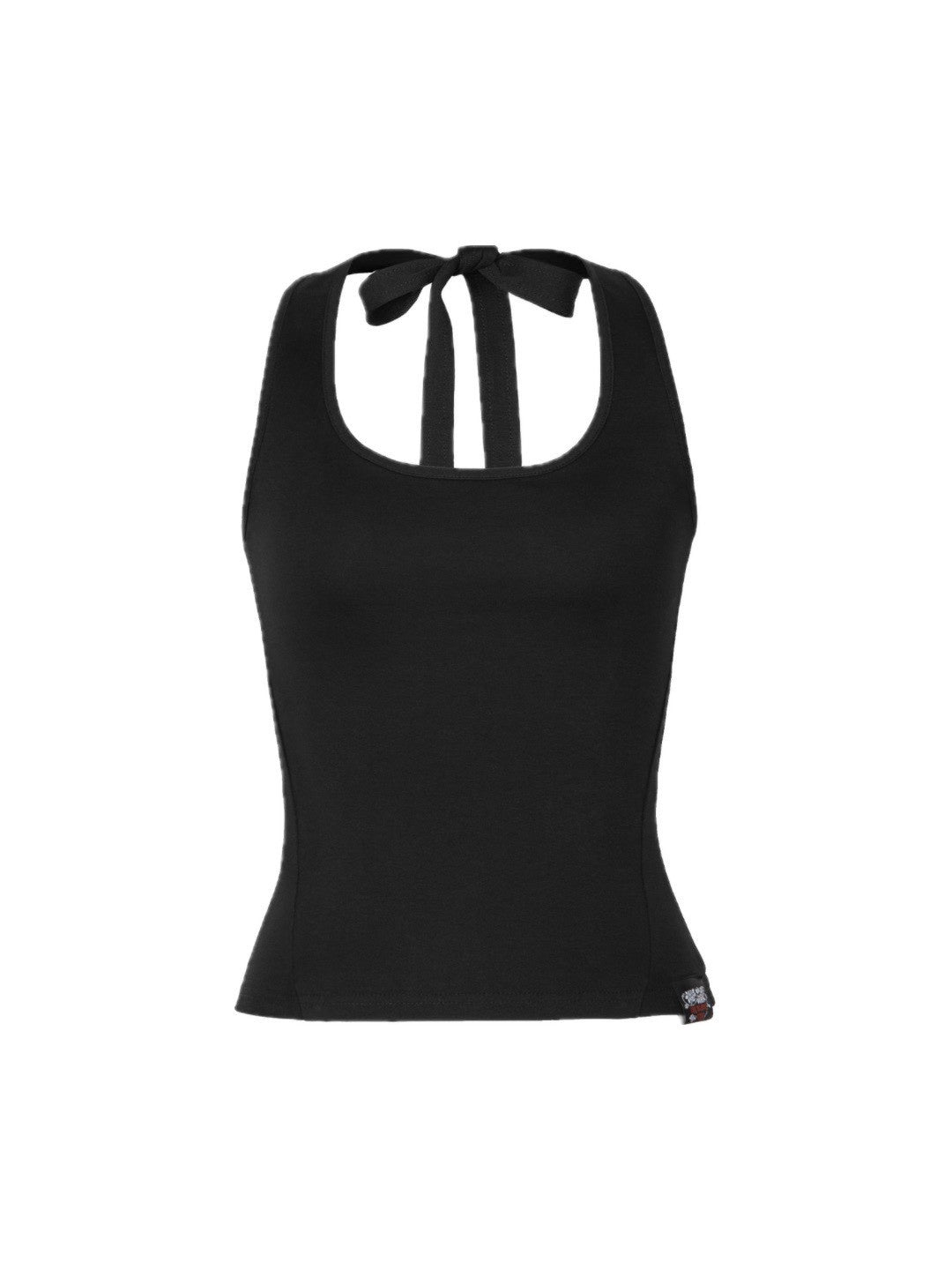 【ROUGH NECK】Angel Wing Ribbon Halter Top