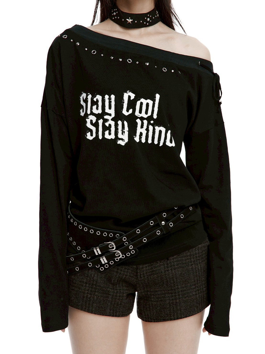 【ROUGH NECK】
Slay Off-Shoulder Top