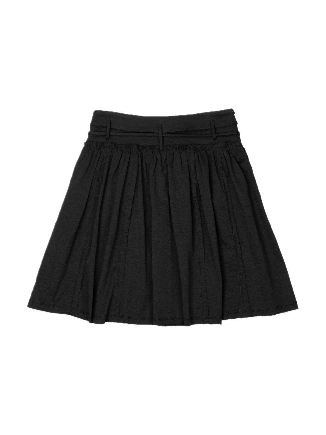 【ROUGH NECK】Out Pocket Pleated Skirt
