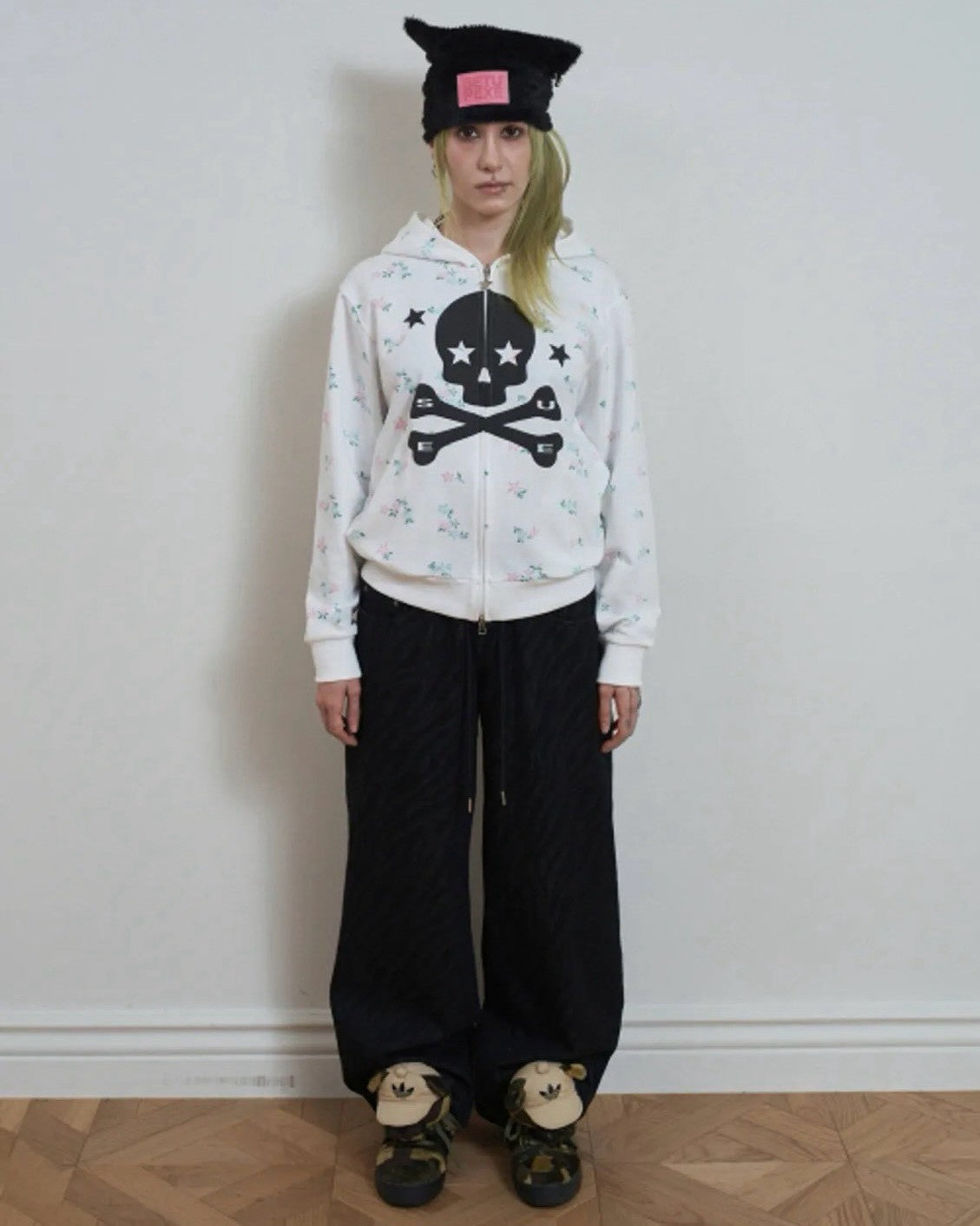 【SETUP-EXE】SKULL LOGO HOODIE ZIP-UP