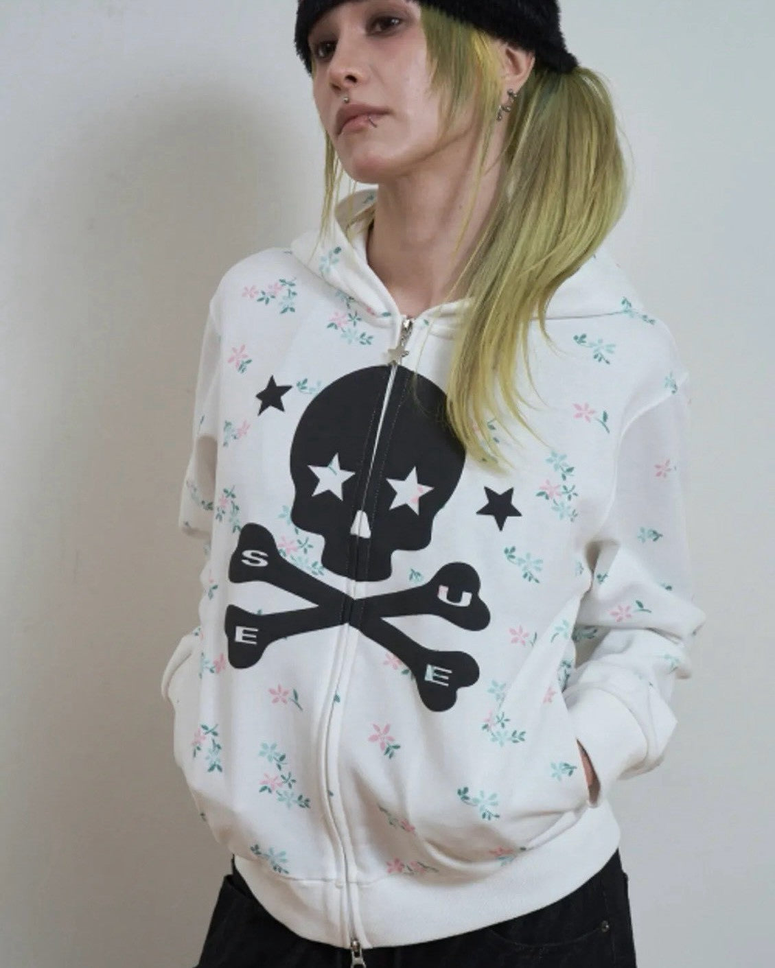 【SETUP-EXE】SKULL LOGO HOODIE ZIP-UP