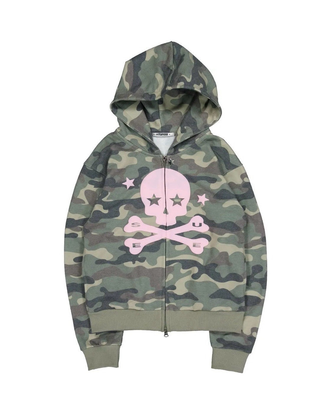【SETUP-EXE】SKULL LOGO HOODIE ZIP-UP