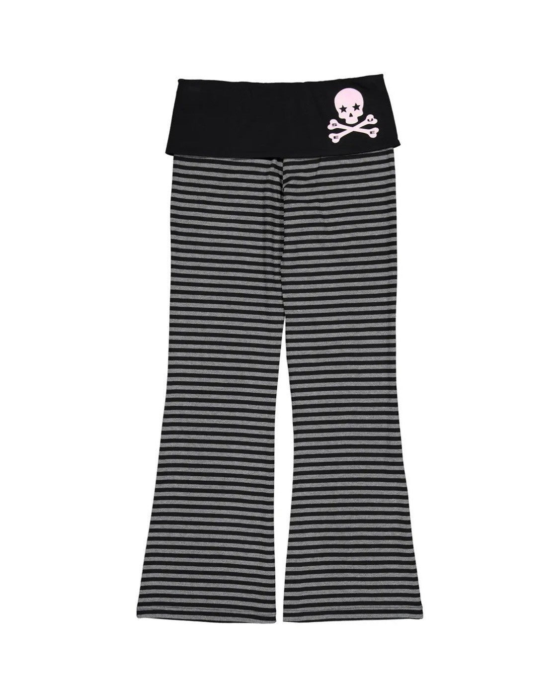 【SETUP-EXE】SKULL LOGO STRIPE FLARE PANTS