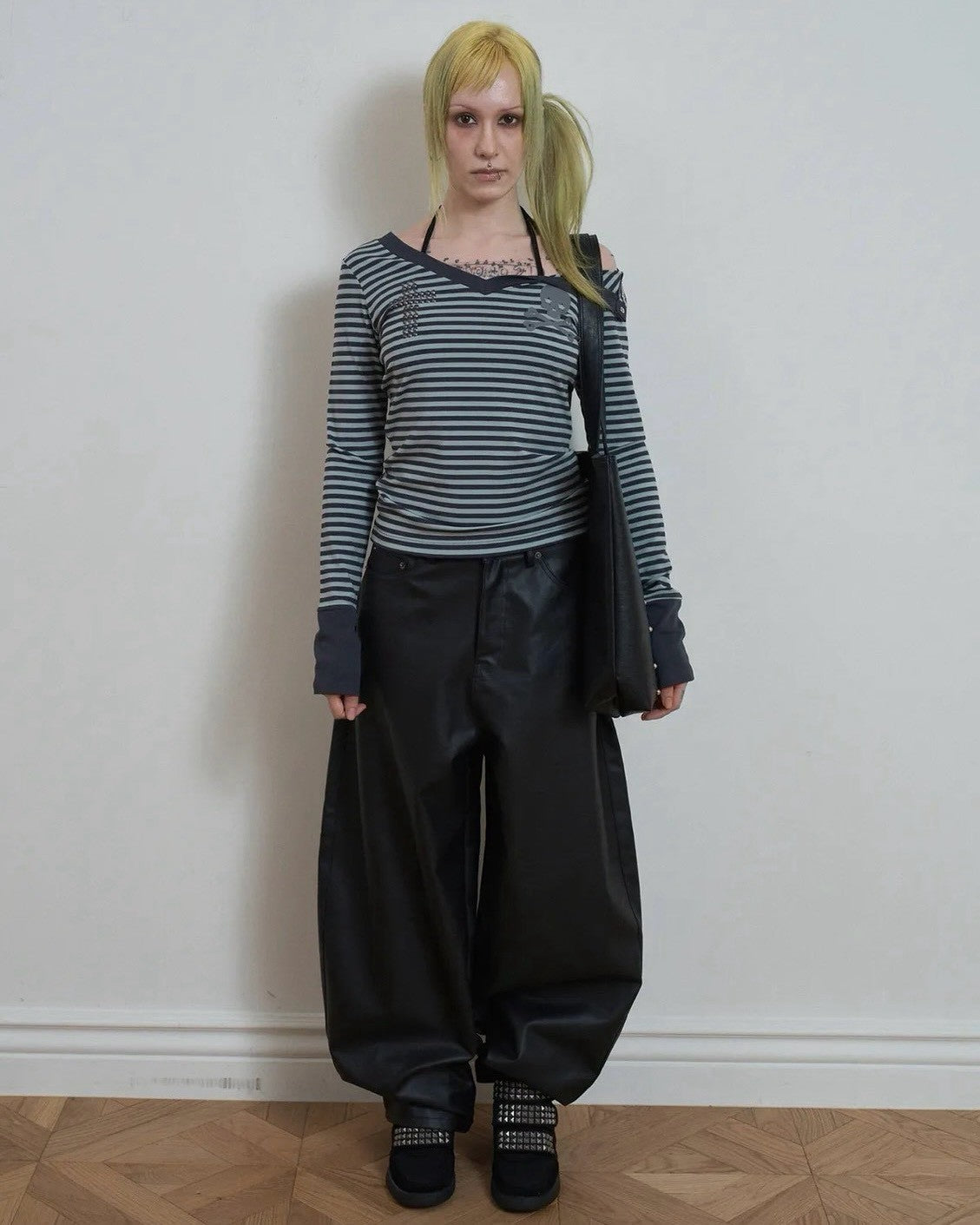 【SETUP-EXE】BACK-STITCH COATED PANTS